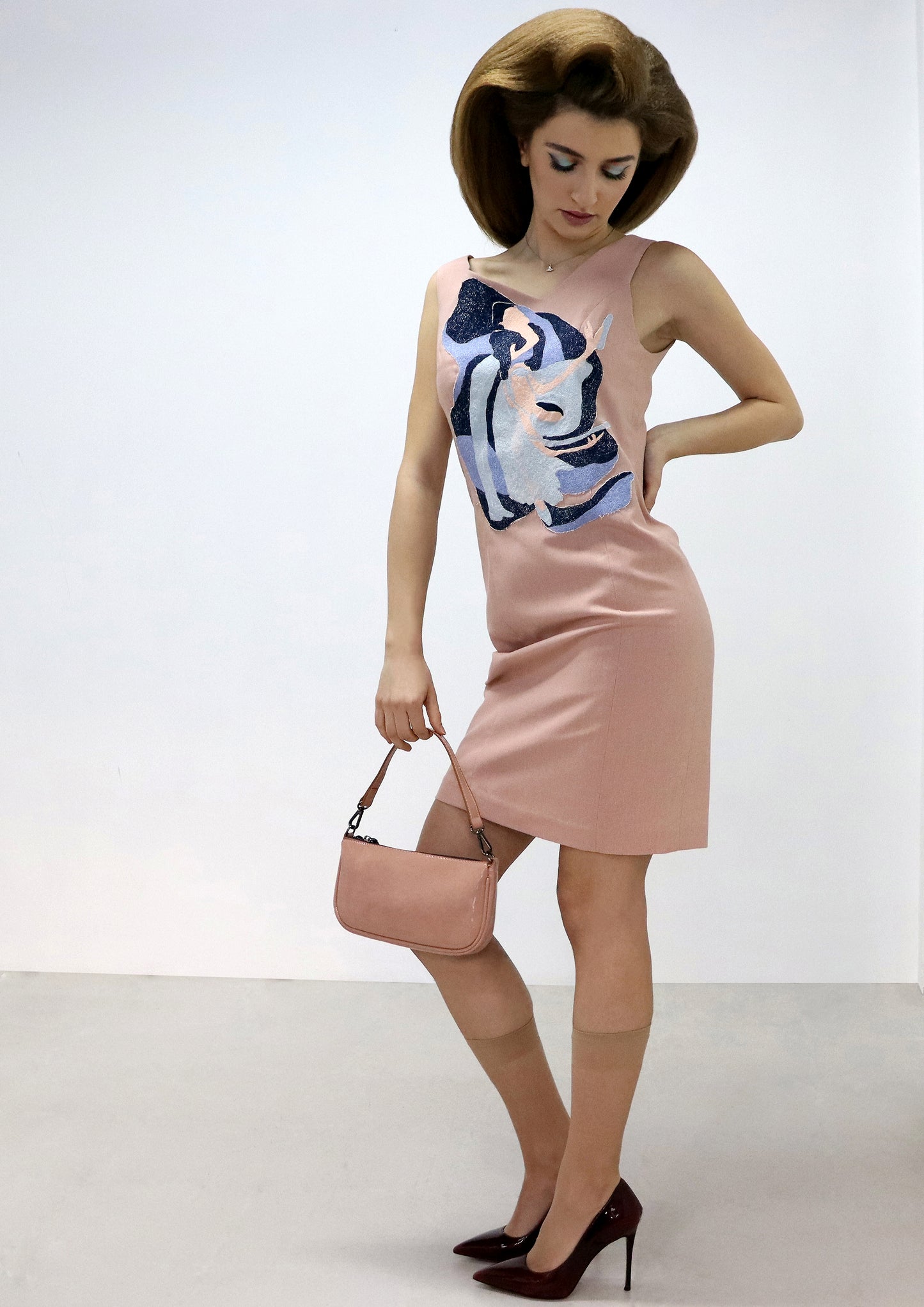 new BETWEEN HEAVEN AND EARTH dusty pink ballet dress