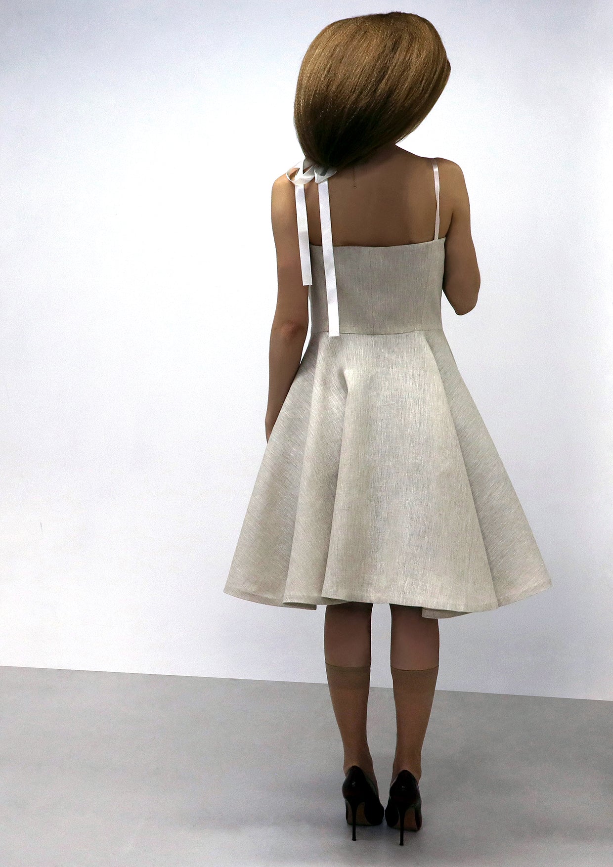 new BETWEEN HEAVEN AND EARTH soft beige ballet dress