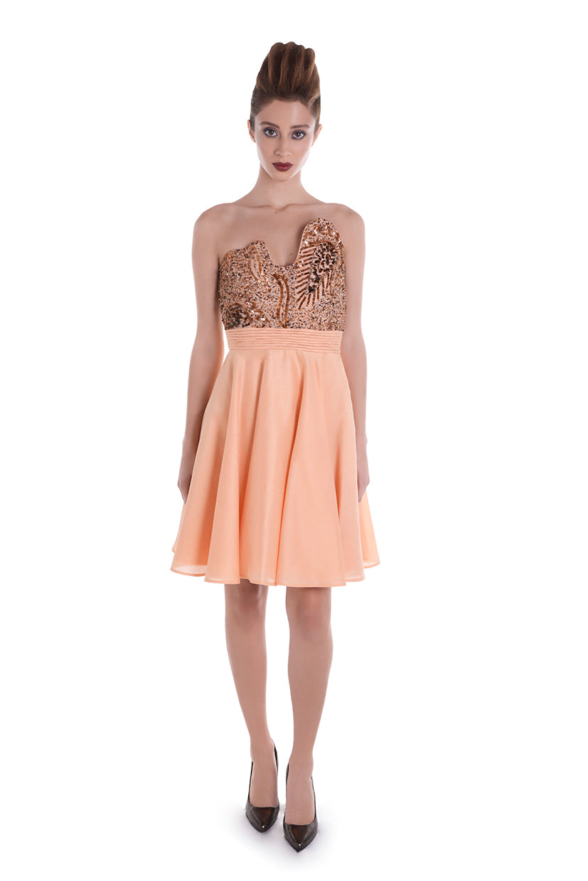 STAR DUST orange dress IXTYS STAR DUST orange dress IXTYS