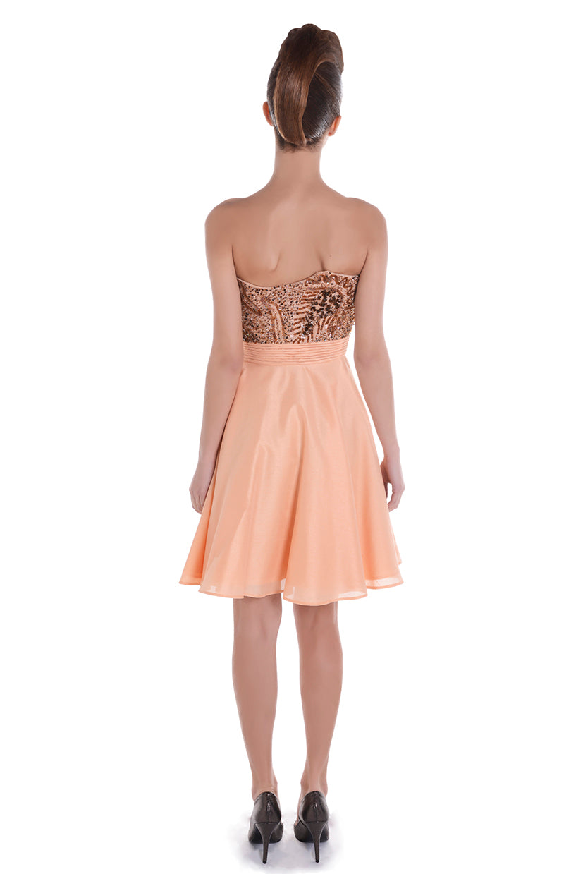 Robe orange STAR DUST