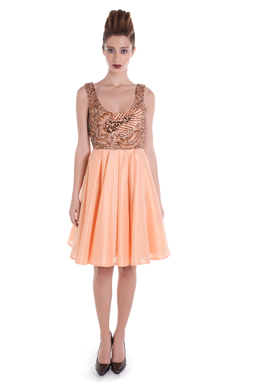 Robe orange STAR DUST