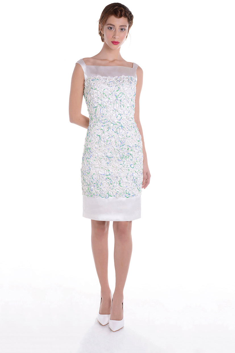 Robe en filet vert MARIE ANTOINETTE