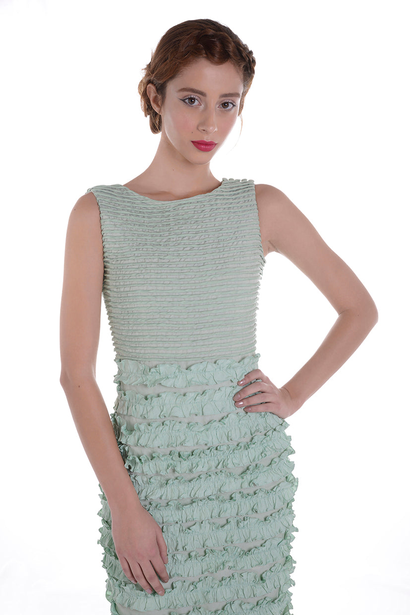 Robe bleu poudré MARIE ANTOINETTE