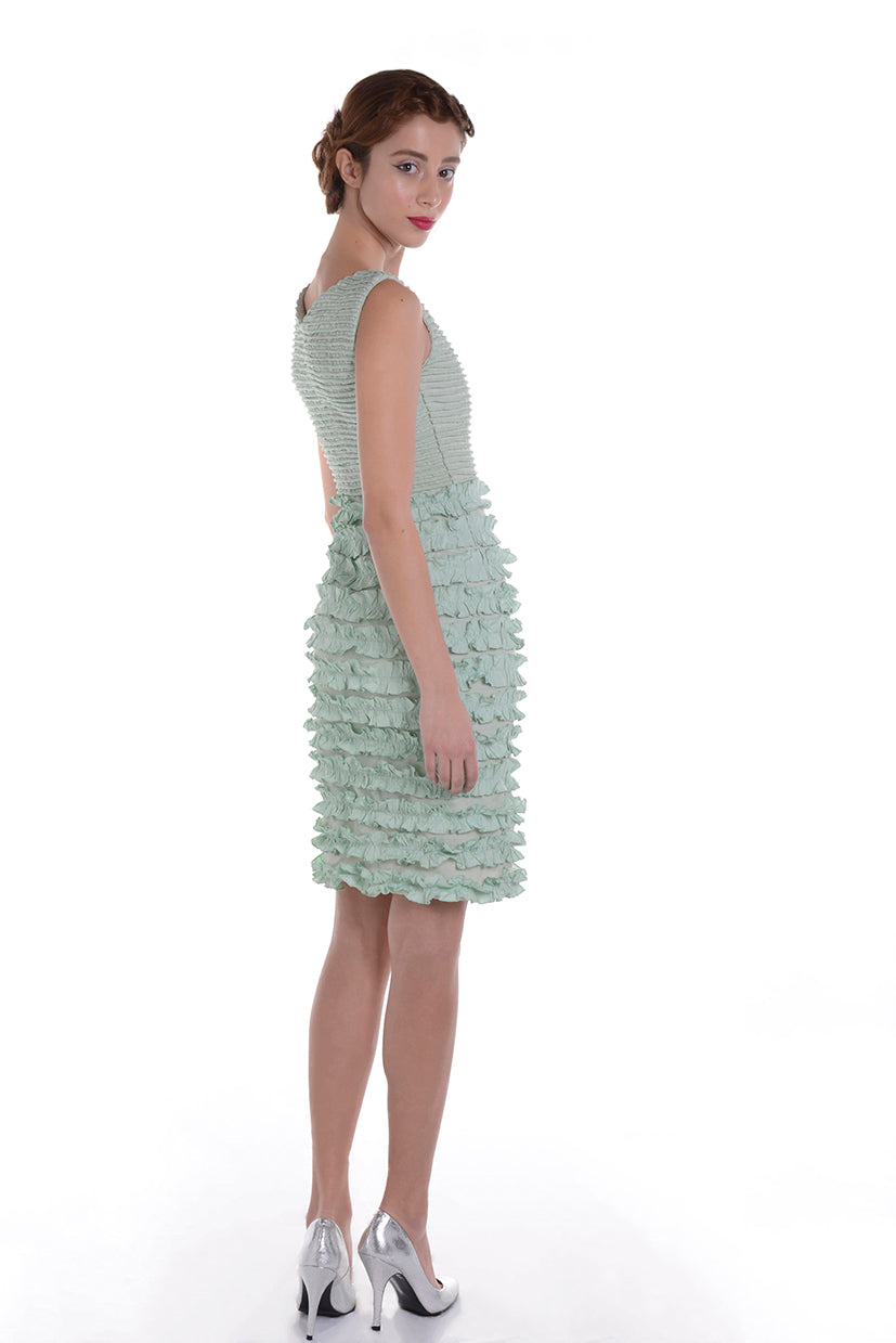 Robe bleu poudré MARIE ANTOINETTE