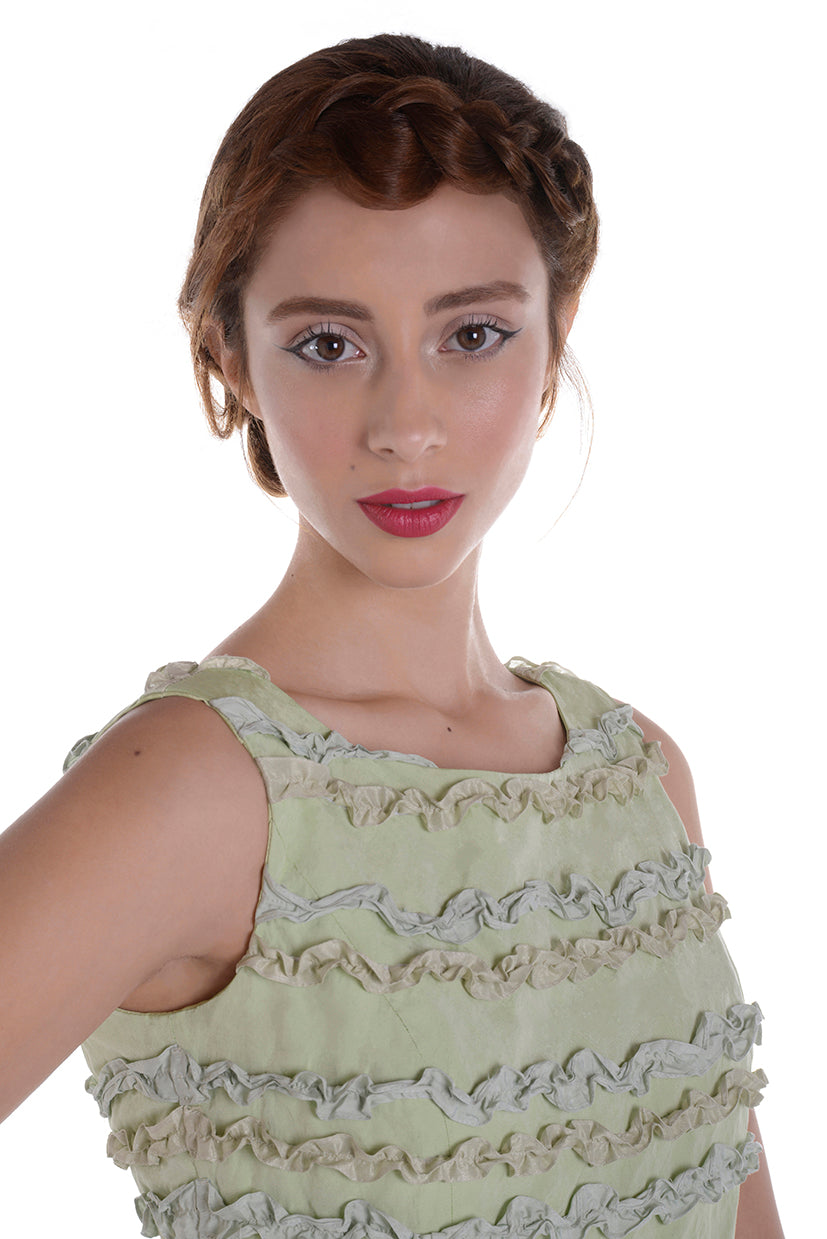 MARIE ANTOINETTE mixed greens dress