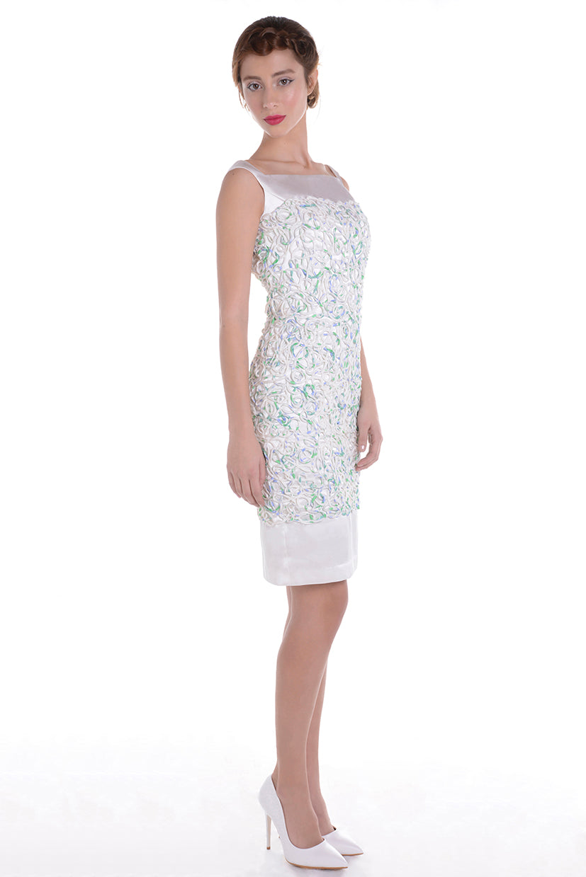 Robe en filet vert MARIE ANTOINETTE