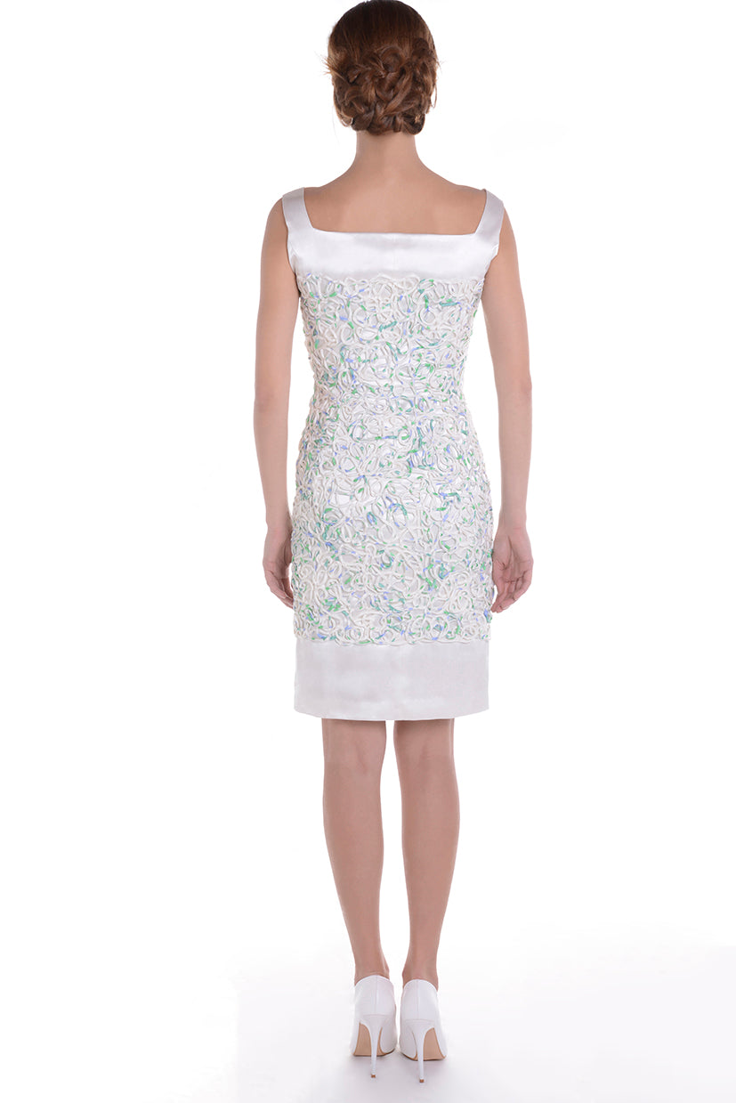 Robe en filet vert MARIE ANTOINETTE