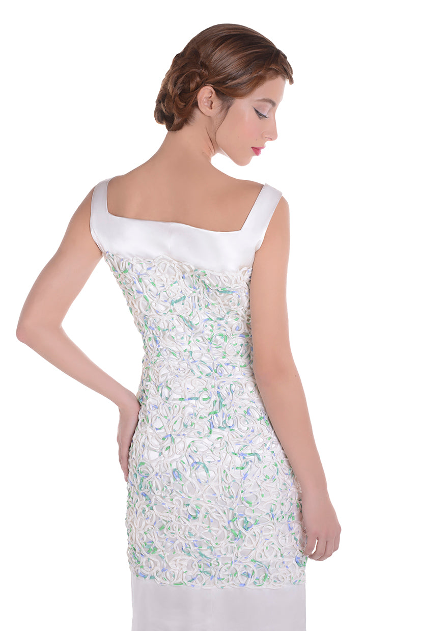 Robe en filet vert MARIE ANTOINETTE