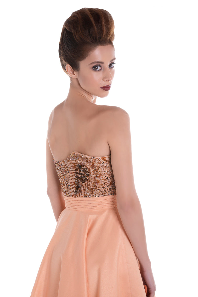 Robe orange STAR DUST