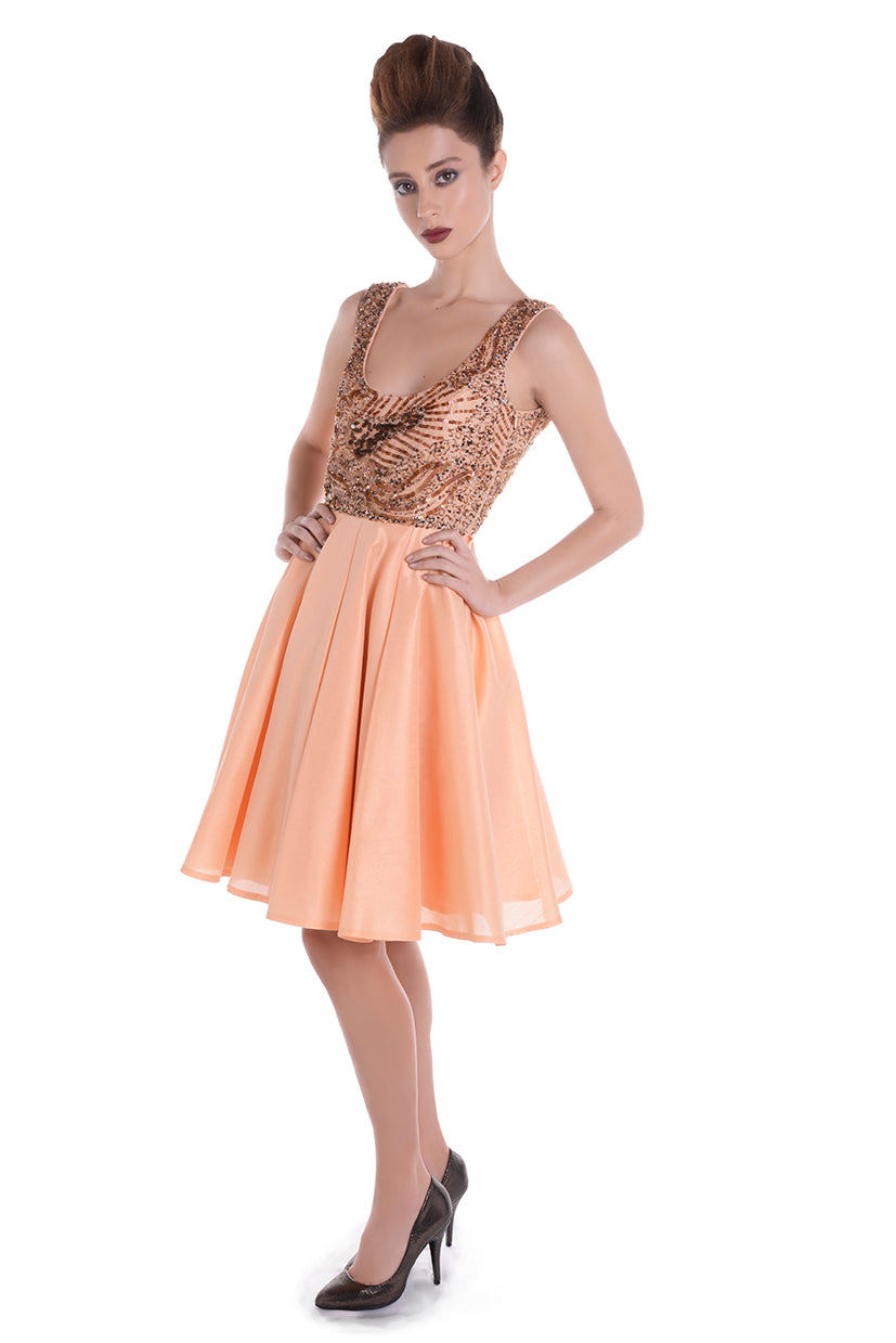 Robe orange STAR DUST