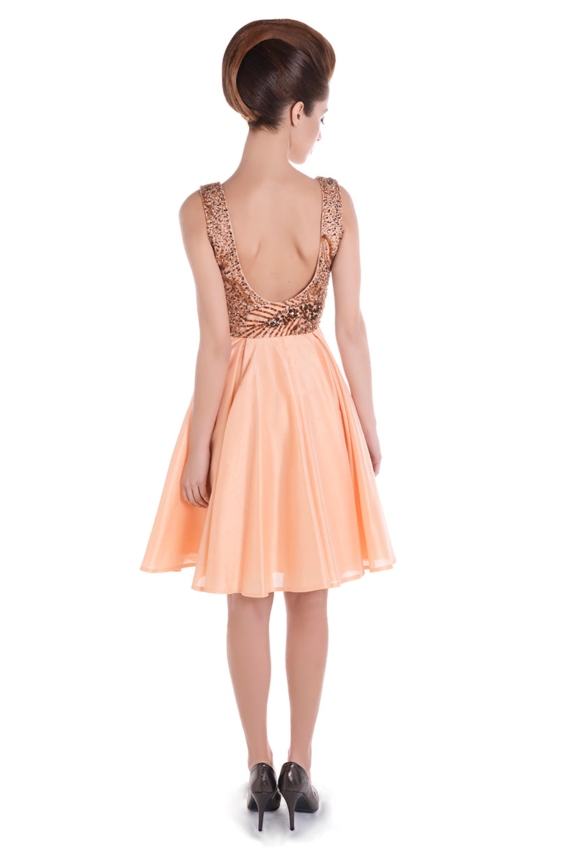 Robe orange STAR DUST