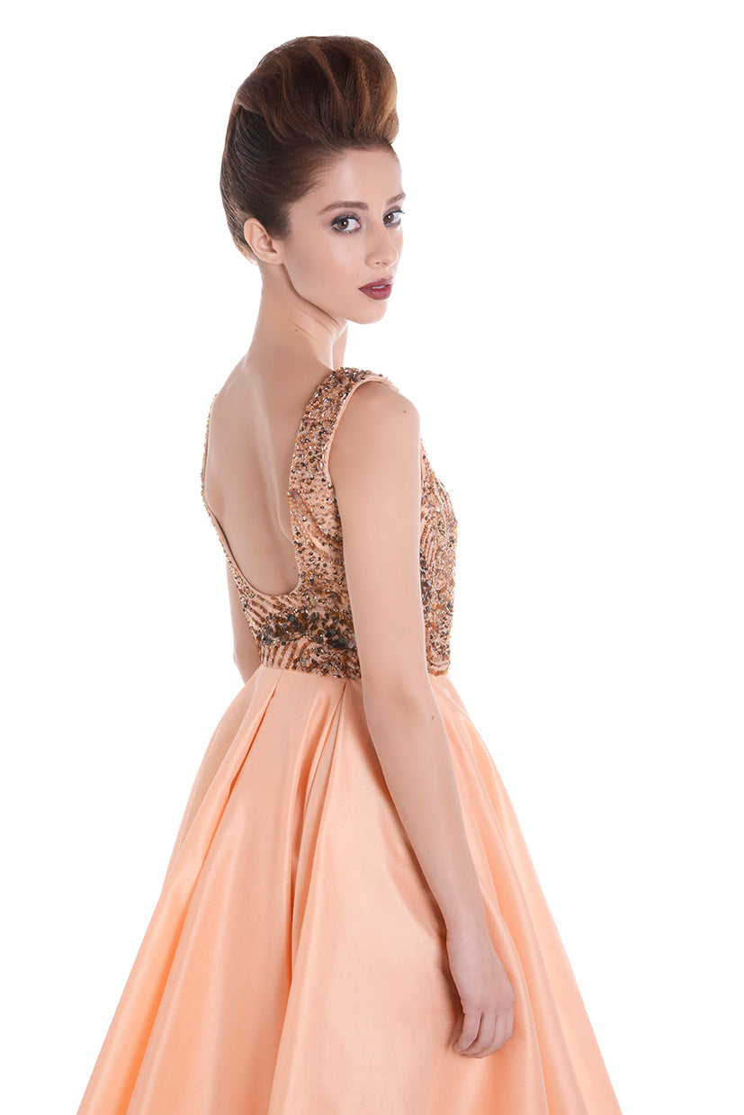 Robe orange STAR DUST