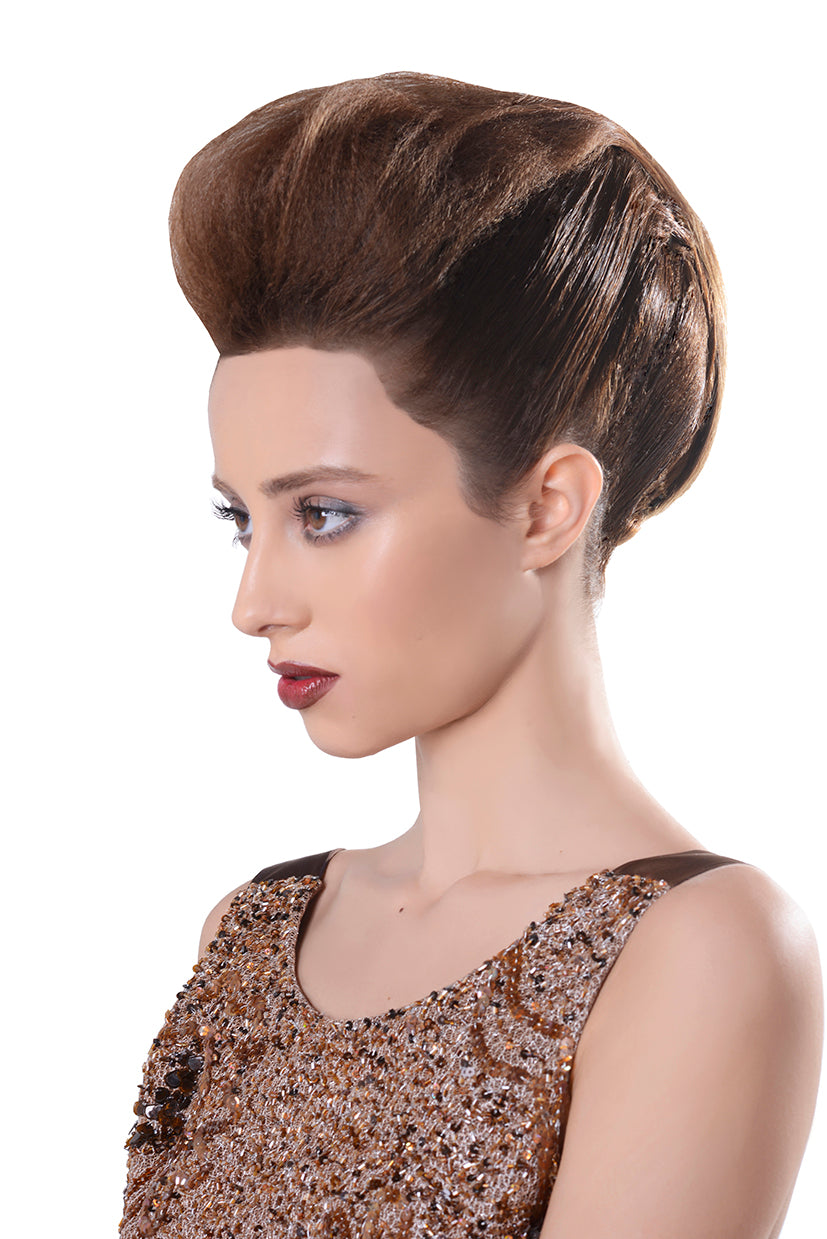 STAR DUST low back brown dress