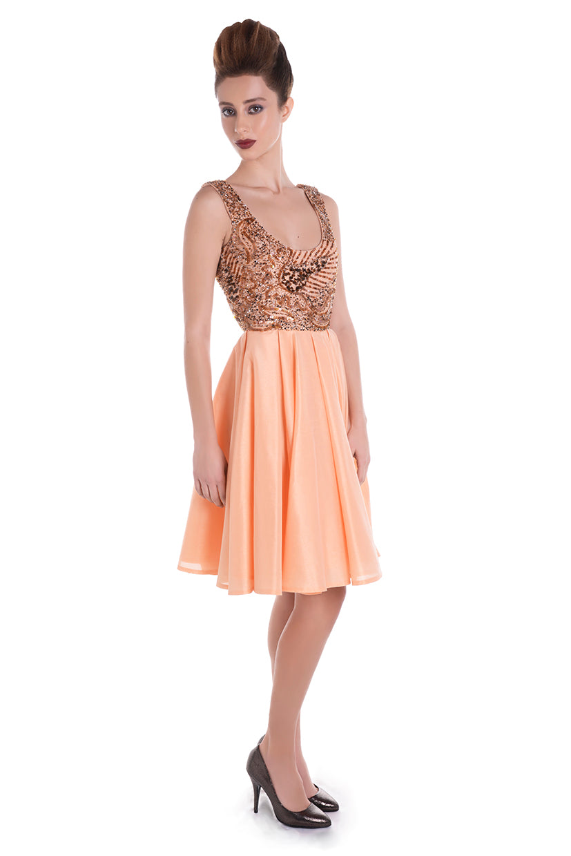 Robe orange STAR DUST