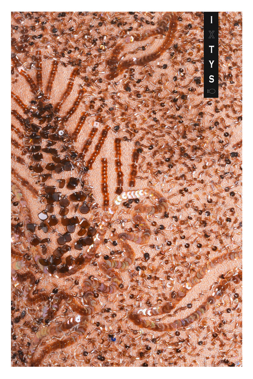 Robe orange STAR DUST