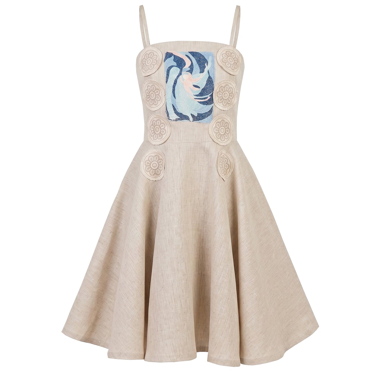 BETWEEN HEAVEN AND EARTH soft beige ballet dress XXS
